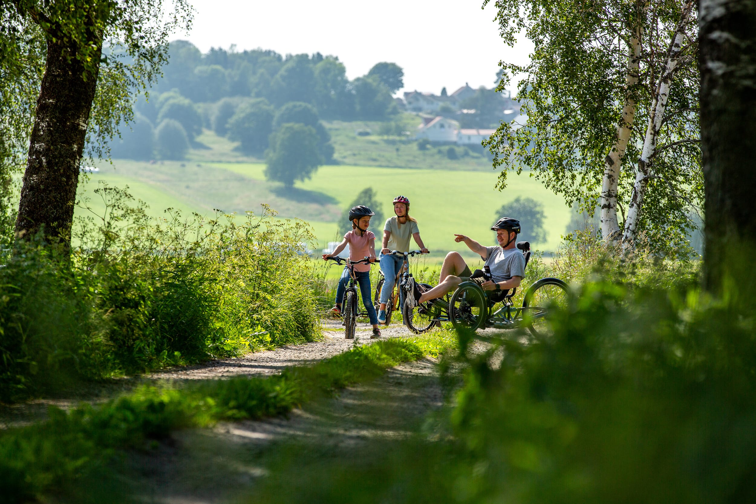 Sykling-med-familien
