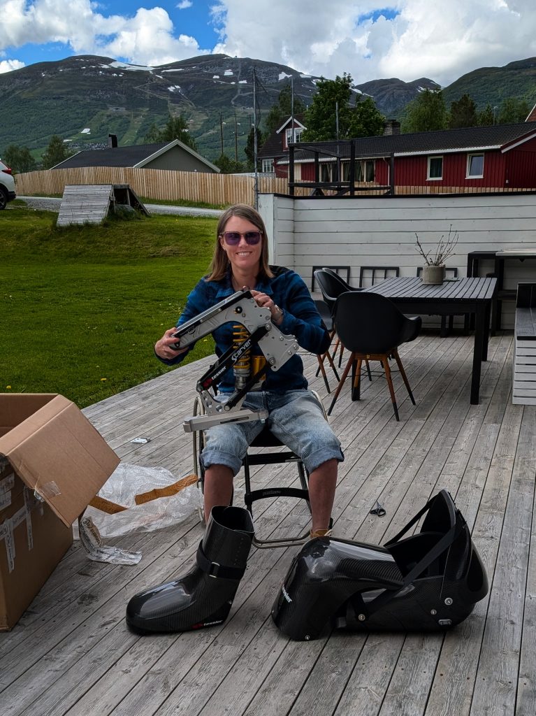 Amelie åpner ny sitski fra Bano Life